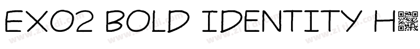 Exo2 Bold Identity H字体转换